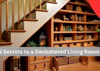 5 Secrets to a Decluttered Living Room